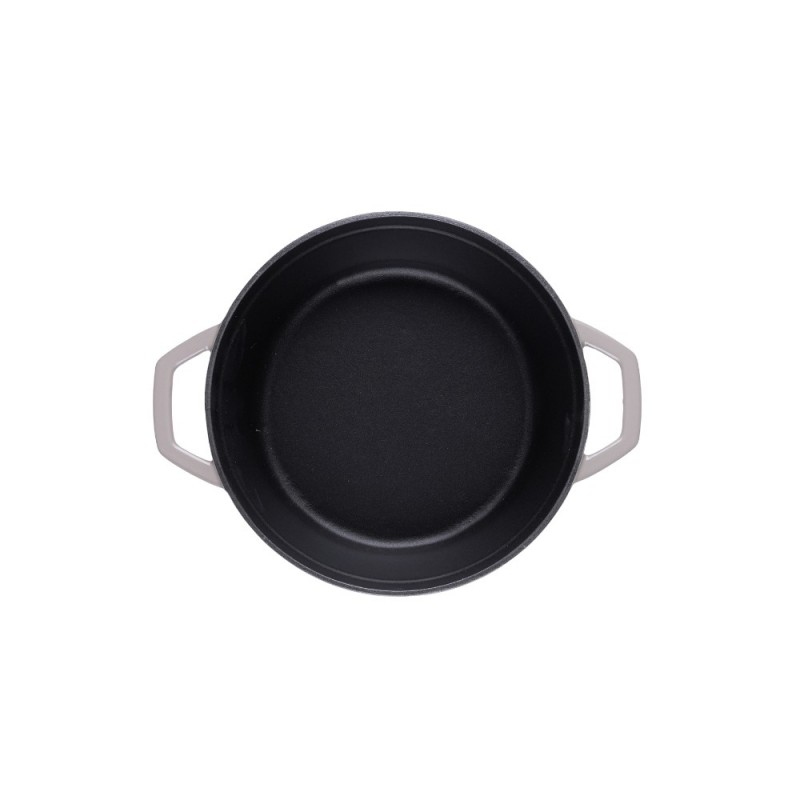 Cast iron deep pot Hosse, Ivory, Ф12 | Cast iron pot |  |