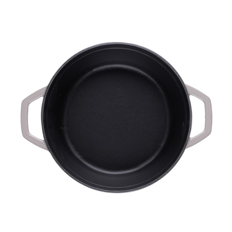 Cast iron deep pot Hosse, Ivory, Ф28 | Cast iron pot |  |