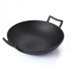 Cast iron wok pan, Ф36 | Flat cast iron pan | Cast iron pan |