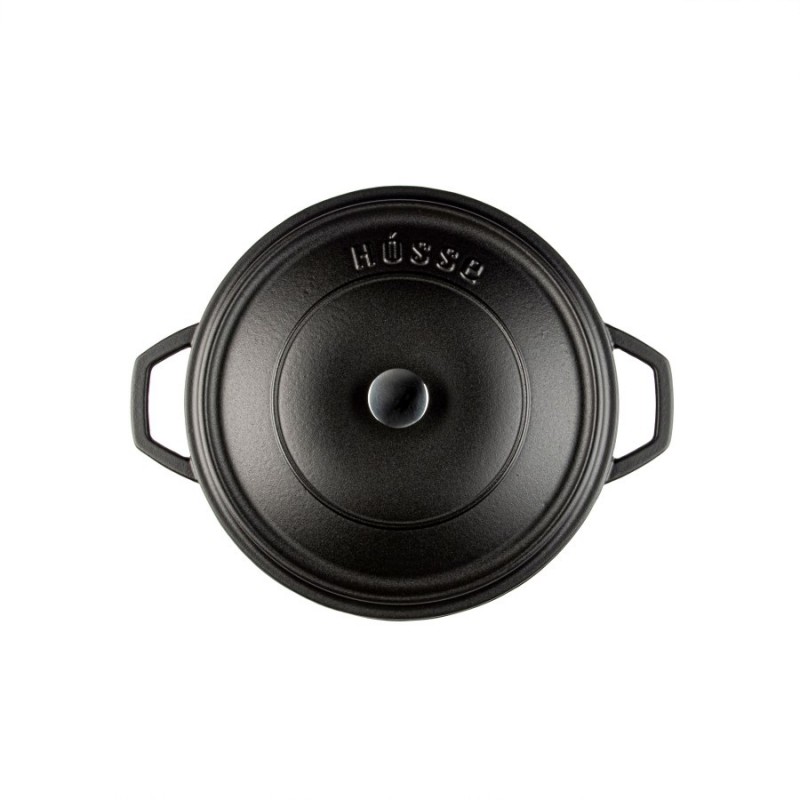 Cast iron deep pot Hosse, Black Onyx, Ф28 | Cast iron pot |  |