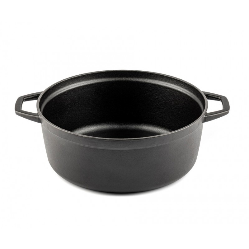 Cast iron deep pot Hosse, Black Onyx, Ф28 | Cast iron pot |  |