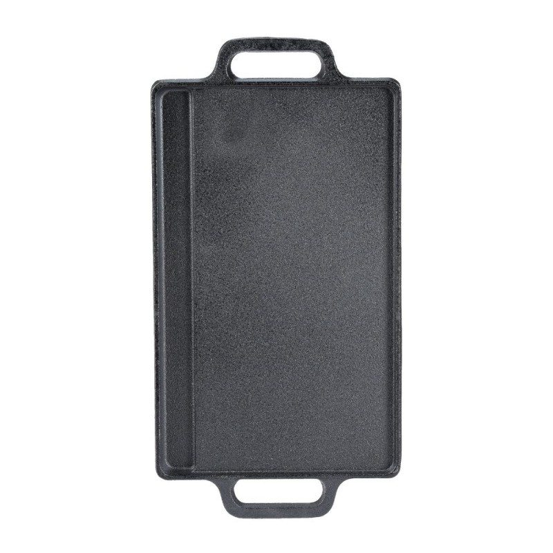 Double-sided cast iron grill plate, 38x23 cm | Cast iron plate |  |