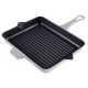 Enameled cast iron pan Hosse, Ivory, 26x32cm | Flat cast iron pan | Cast iron pan |