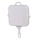 Enameled cast iron pan Hosse, Ivory, 28x28cm | Flat cast iron pan | Cast iron pan |