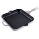 Enameled cast iron pan Hosse, Ivory, 28x28cm | Flat cast iron pan | Cast iron pan |