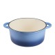 Enameled cast iron pot, Blue, Ф22 | Cast iron pot |  |